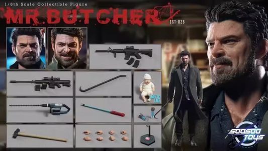 Soosootoys Sst025 1/6 The Boys William "Billy" Butcher Action Figure In Stock