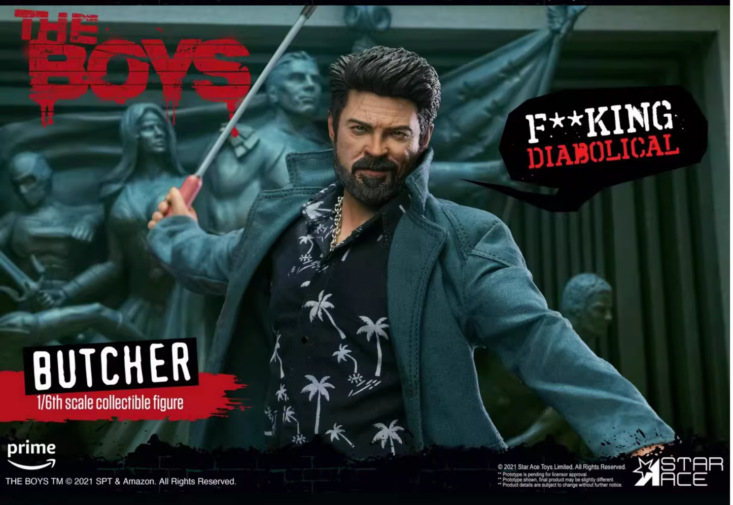 STAR ACE Toys 1/6 The Boys William Billy Butcher SA010 deluxe