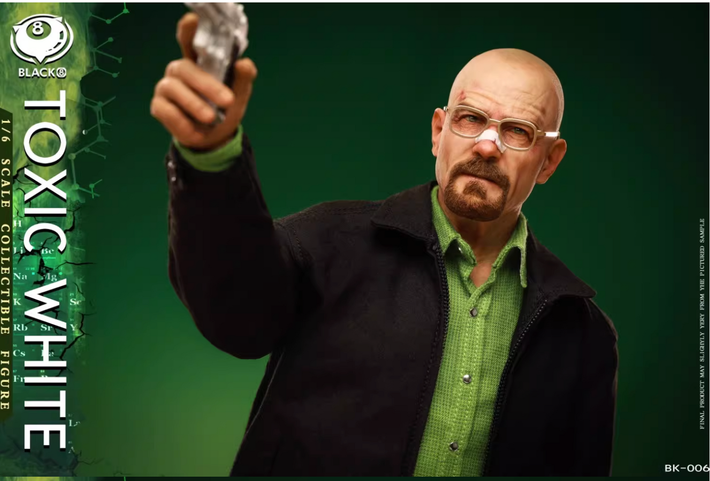 Black 8 Toys BK-006 1/6 Breaking Toxic Mr.White The Bad Action Figure Model Toy