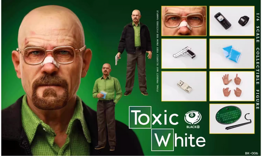 Black 8 Toys BK-006 1/6 Breaking Toxic Mr.White The Bad Action Figure Model Toy