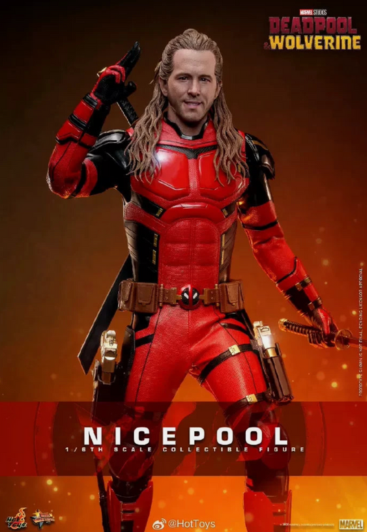Hot Toys MMS788 Deadpool & Wolverine Nicepool Figure NEW