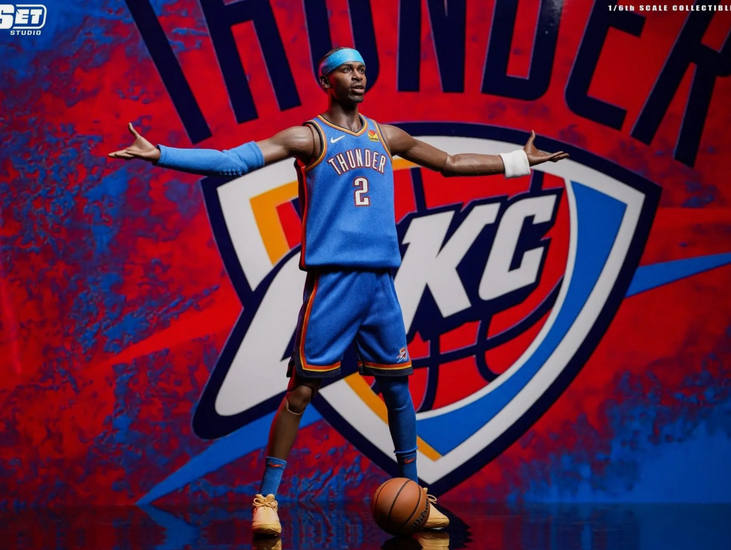 Reset Studio 1/6 NBA OKC Thunder Shai Gilgeous-Alexander SGA Action Figure MVP