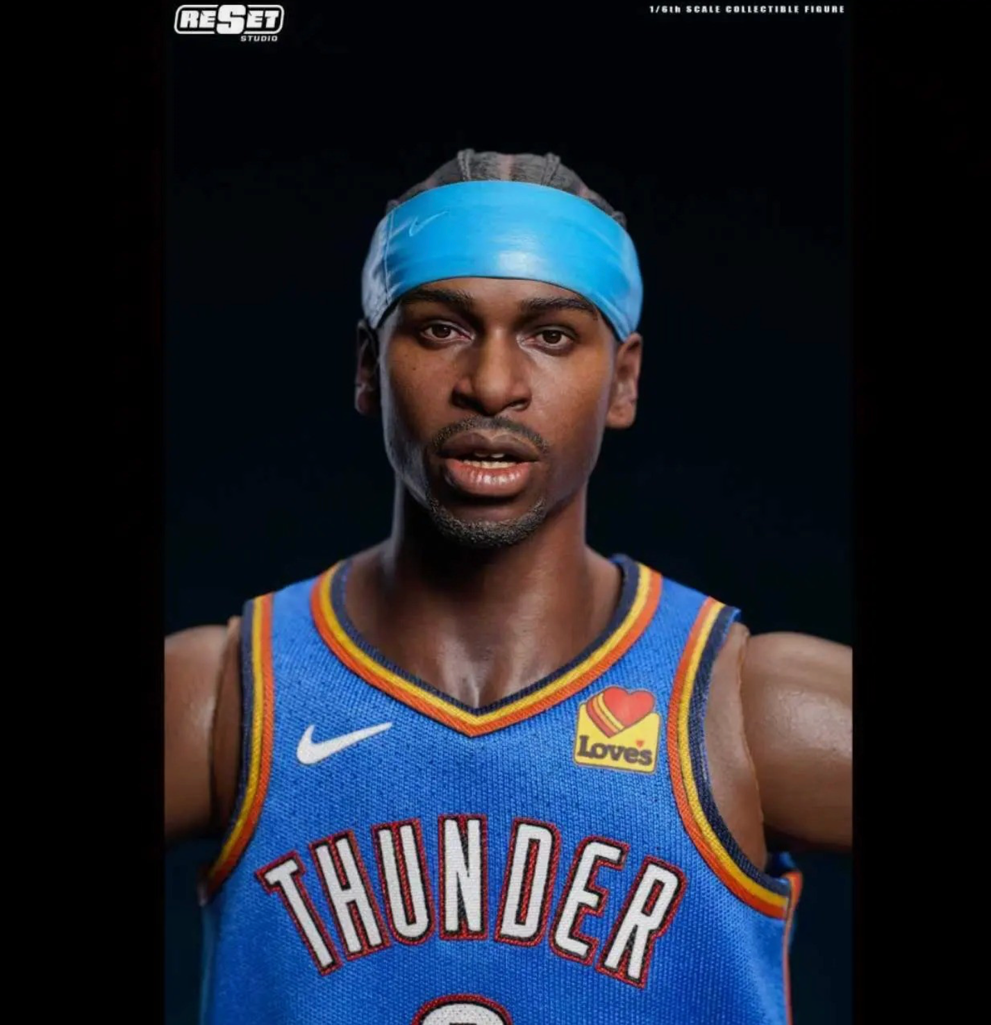 Reset Studio 1/6 NBA OKC Thunder Shai Gilgeous-Alexander SGA Action Figure MVP
