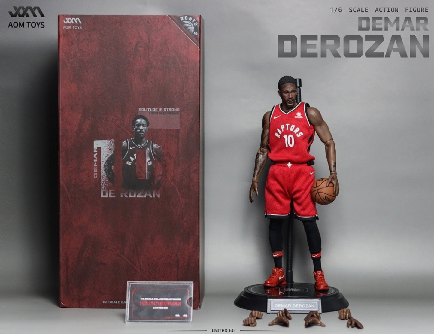 Aom Toys 1/6 scale Demar DeRozan for 12'' Action Figure nba Toronto Raptors