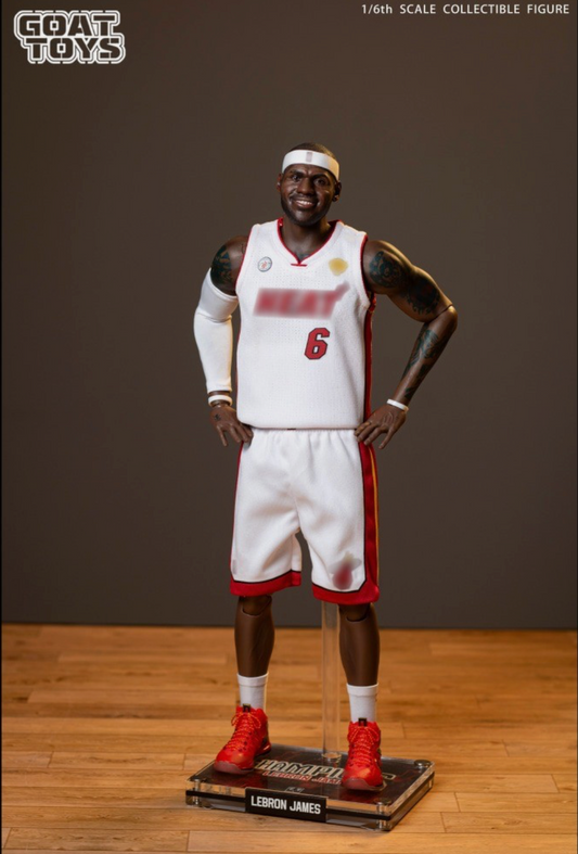 GOAT TOYS LeBron James 2013 Miami Heat Championship 1/6 Scale Action Figure NBA