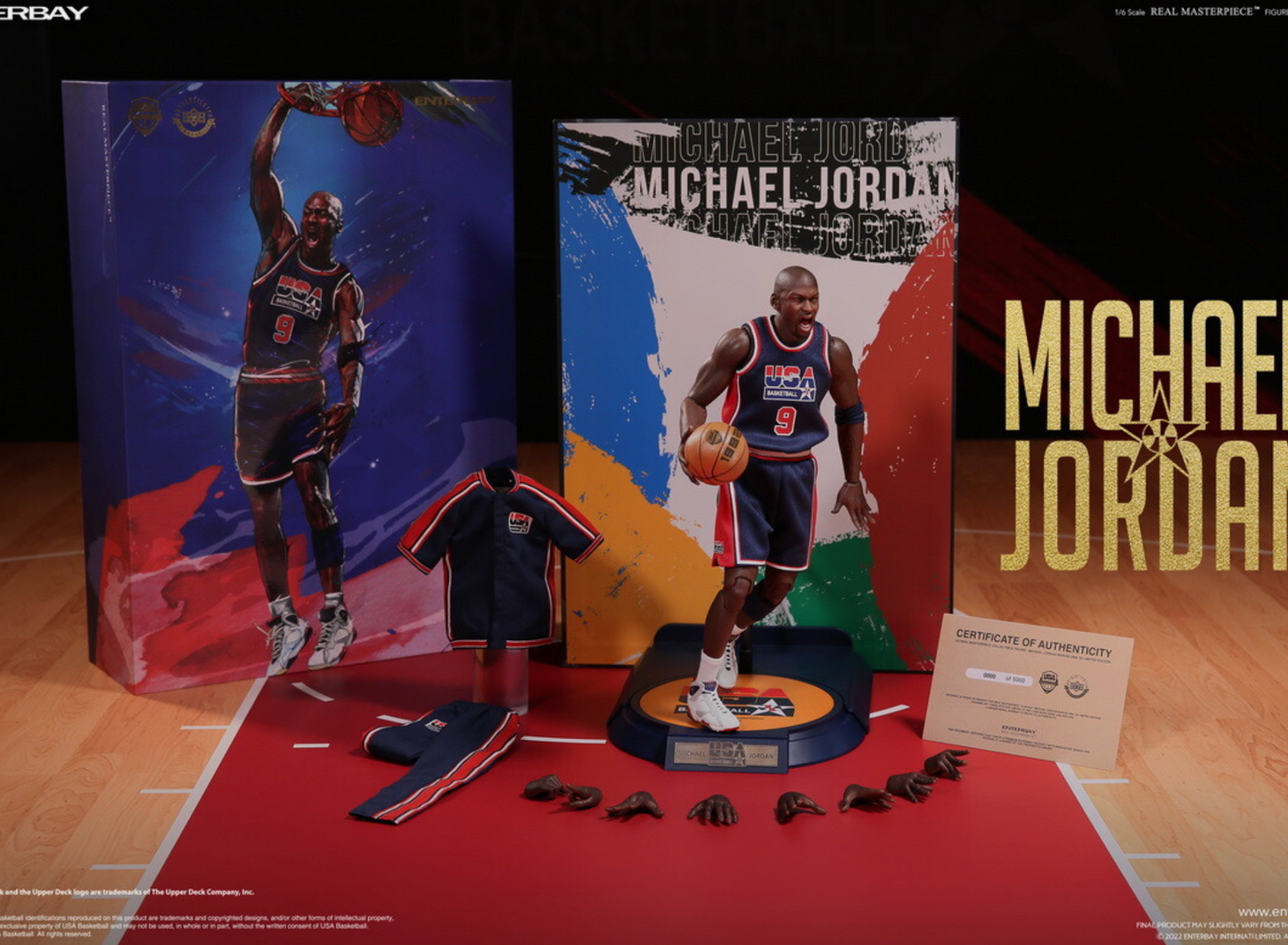 ENTERBAY EB RM-1089 1/6 Michael Jordan Barcelona 1992 Dream Team New in Stock