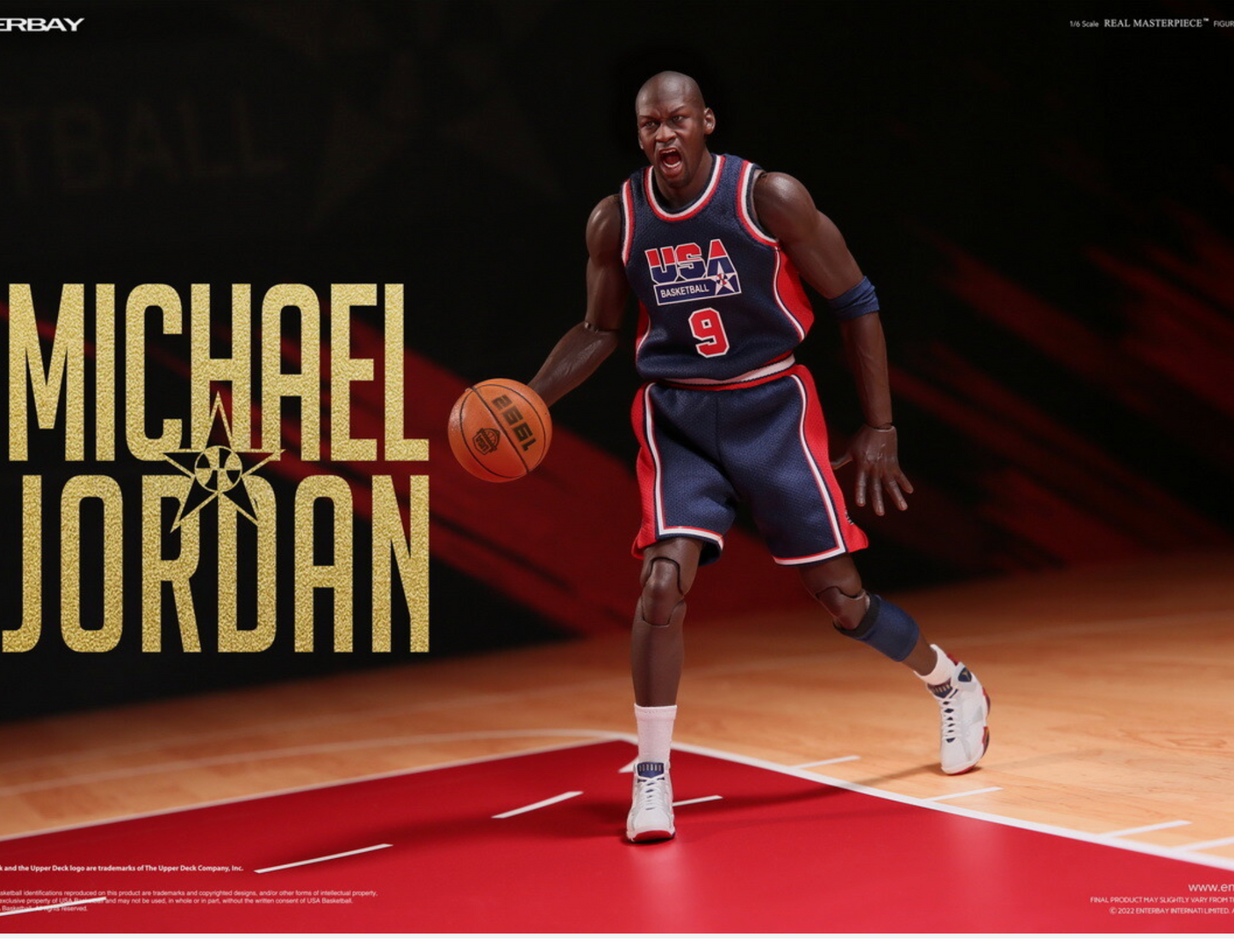 ENTERBAY EB RM-1089 1/6 Michael Jordan Barcelona 1992 Dream Team New in Stock