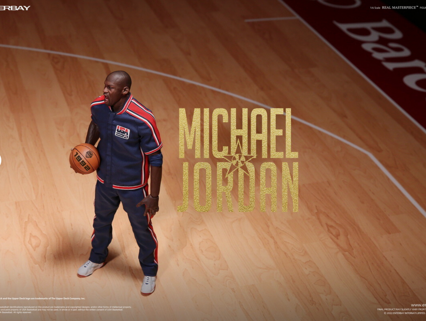ENTERBAY EB RM-1089 1/6 Michael Jordan Barcelona 1992 Dream Team New in Stock