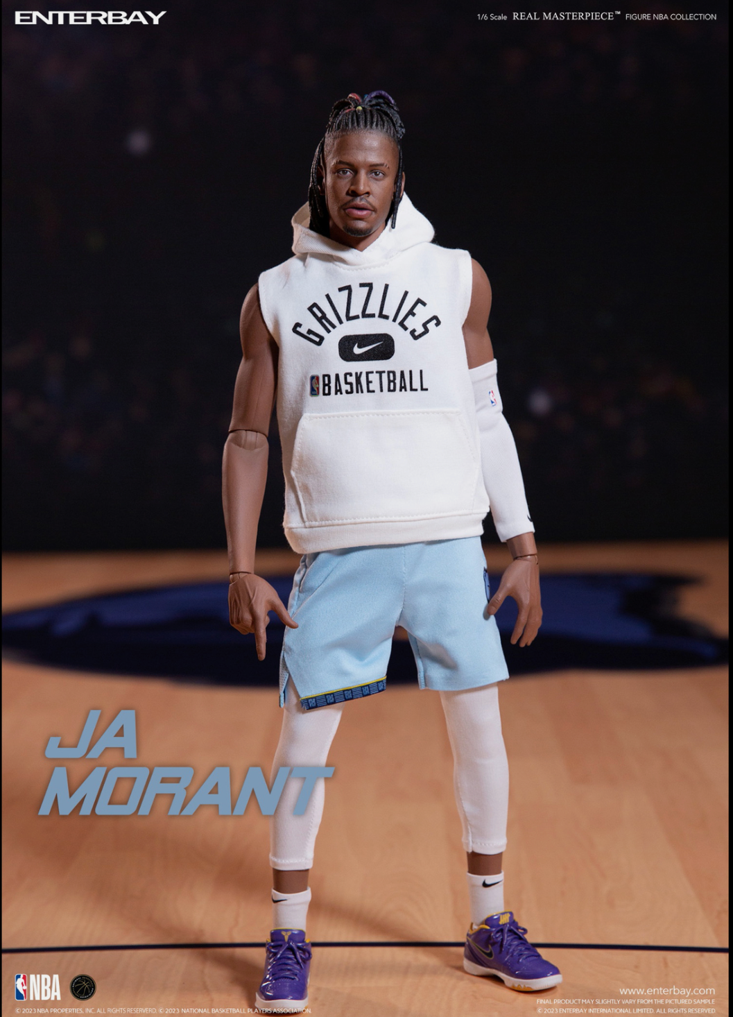 ENTERBAY EB RM-1091 1/6 NBA Memphis Grizzlies Ja Morant New in Stock