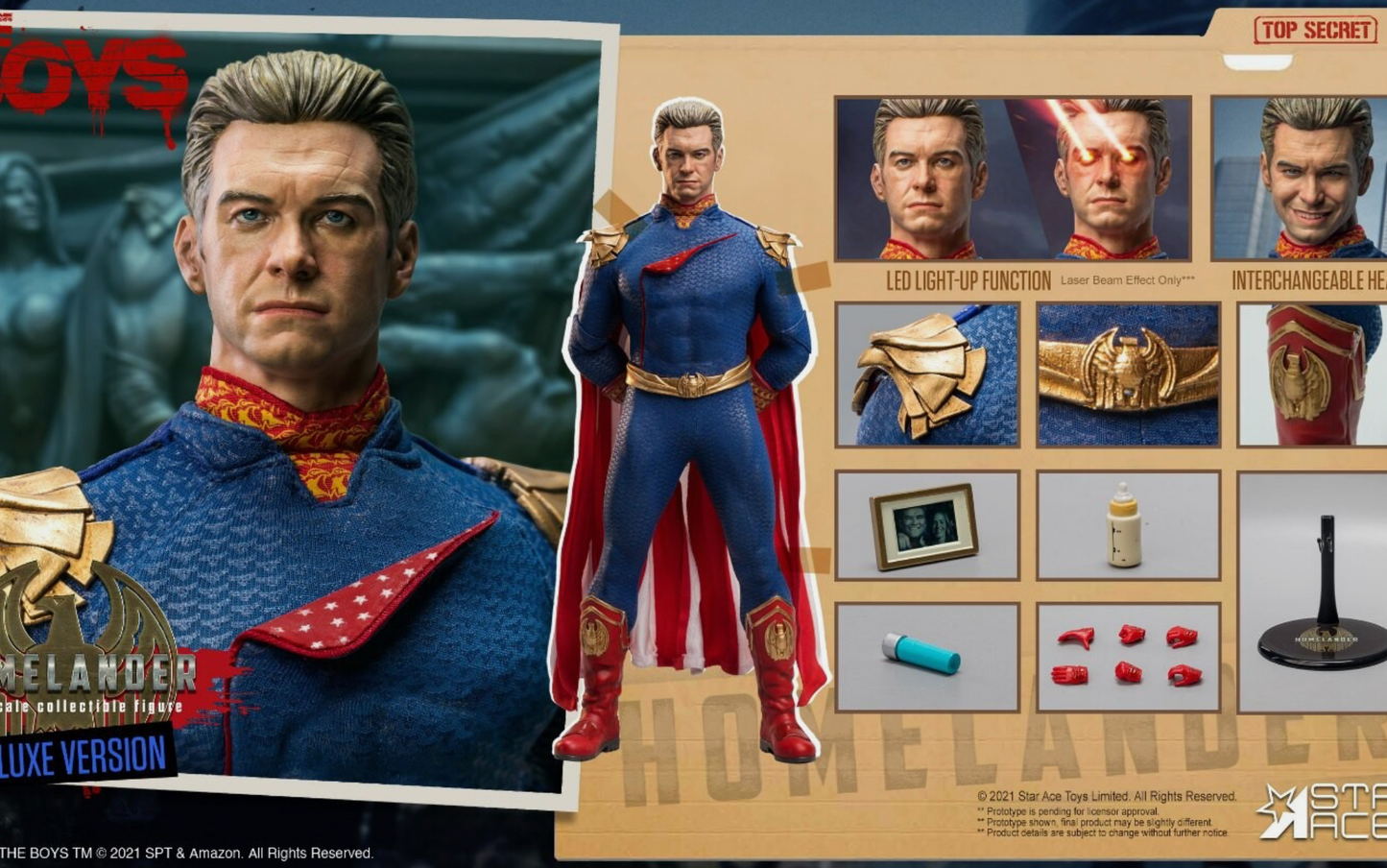 STAR ACE TOYS 1/6 SA0106 Homelander The Boys Action Figure Model In Stock NEW