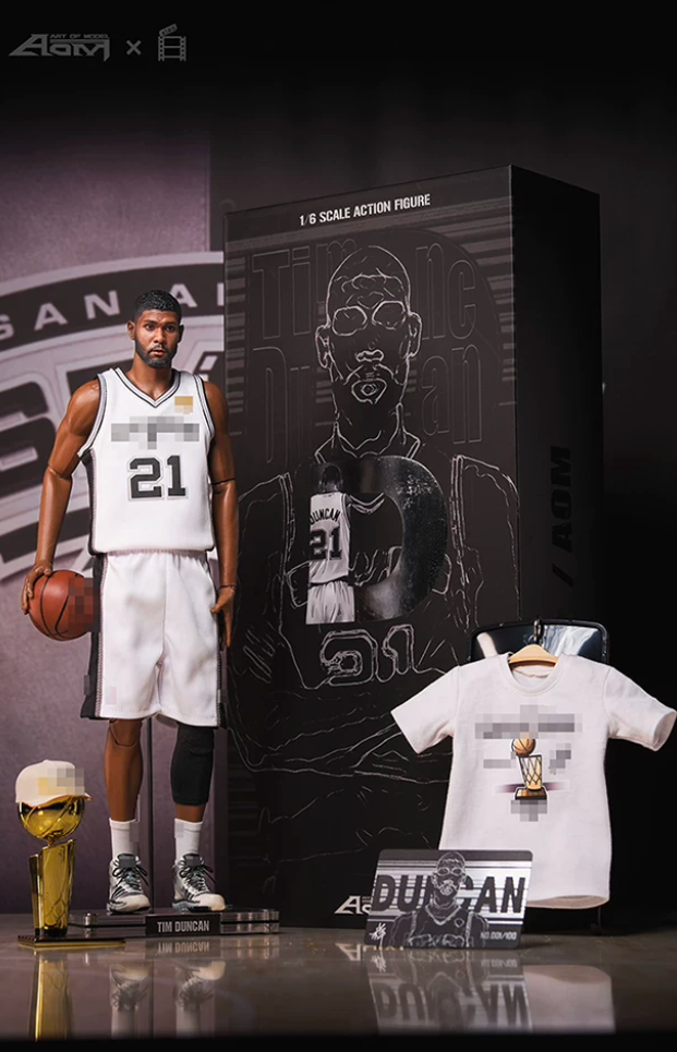 AOM Studio NBA San Antonio Spurs Tim Duncan 1/6 Limited Edition Action Figure