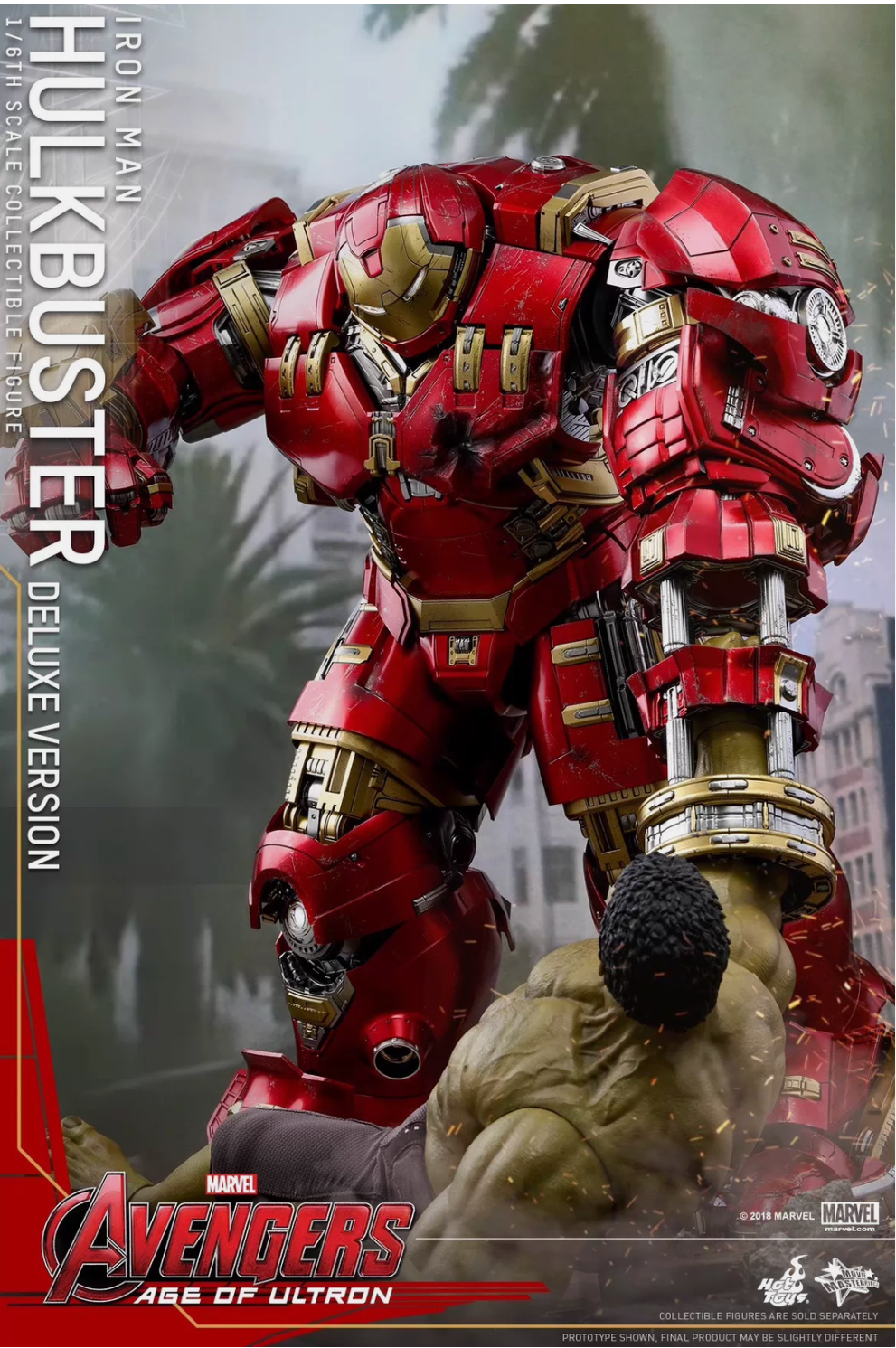 Hot Toys MMS510 Iron Man Hulkbuster Deluxe Version 1/6 Scale Action Figure Toy
