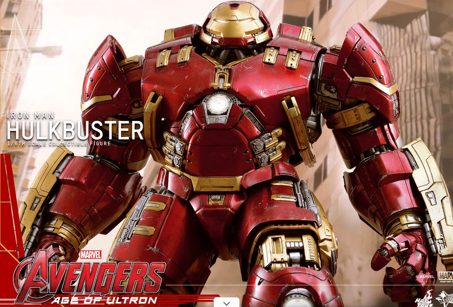 Hot Toys Iron Man Hulkbuster 1/6 Scale Figure MMS285 Avengers Side Show