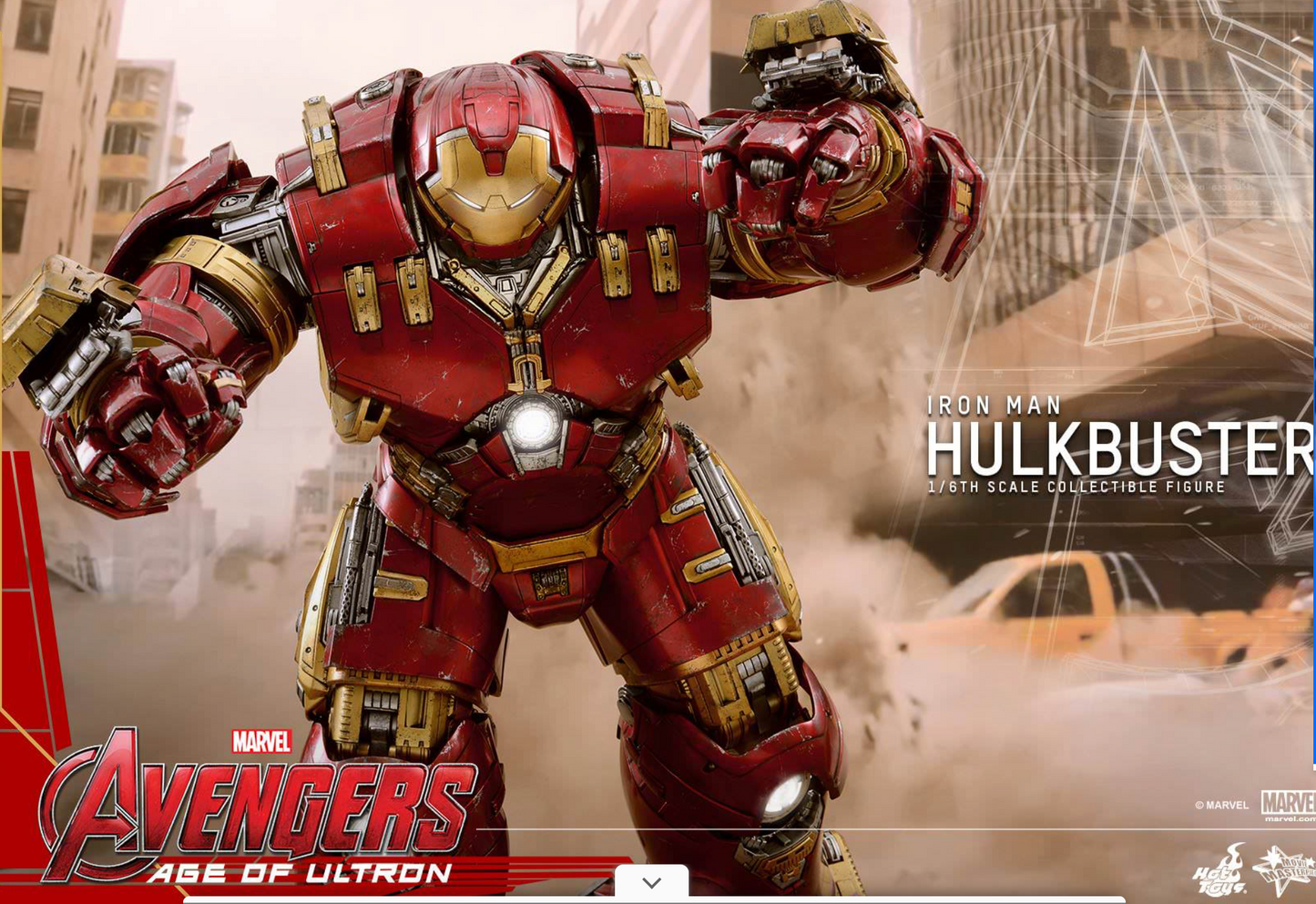 Hot Toys Iron Man Hulkbuster 1/6 Scale Figure MMS285 Avengers Side Show