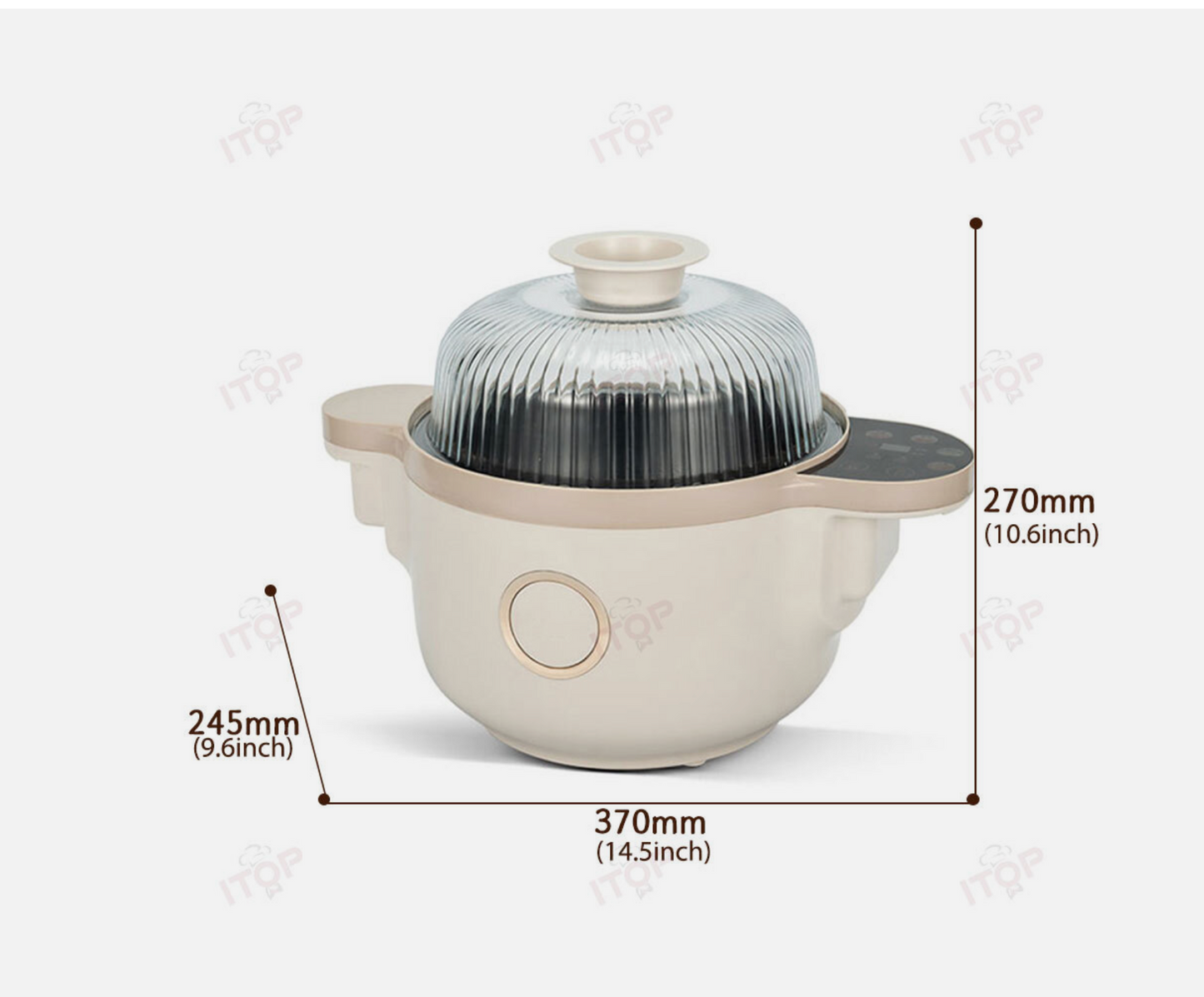 Electric Cooking Machine Household Automatic Stir-frying Machine 220V 3.5L
