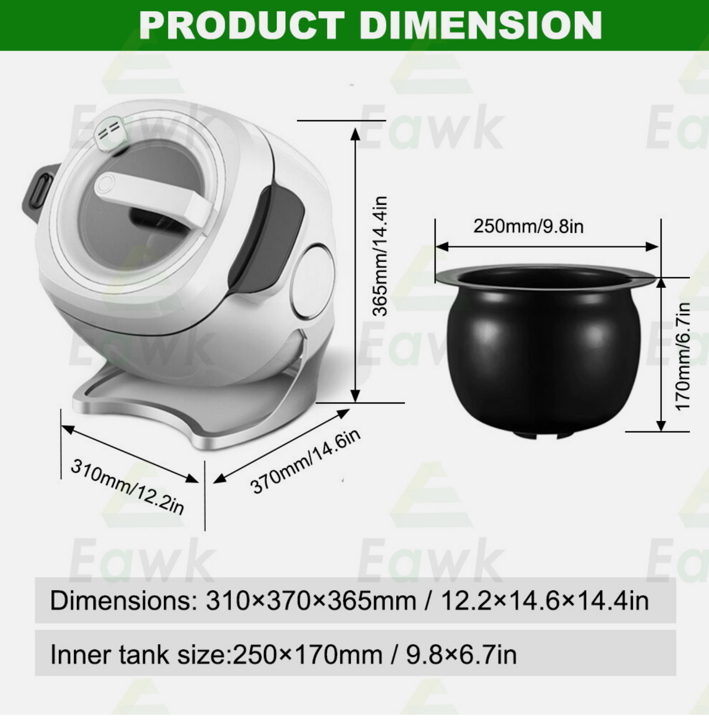 360° Rotation Electric Induction Cooker Stir Fry Automatic Food Cooking Machine
