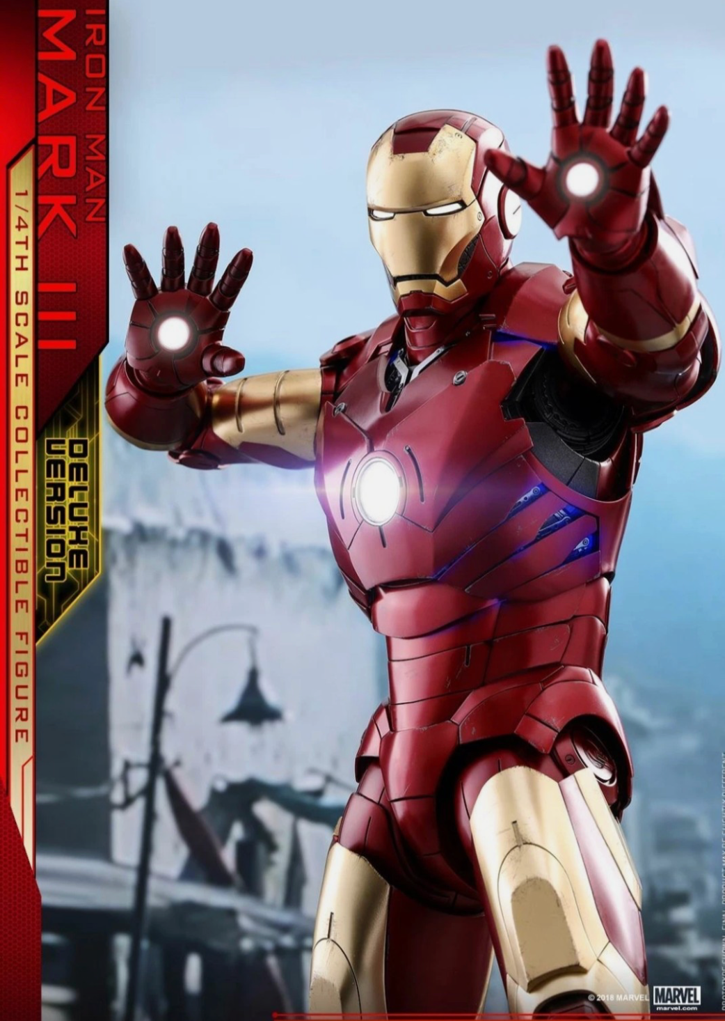 Hot Toys QS012 Iron Man MK3 1/4 Limited Collectible Action Figure deluxe edition