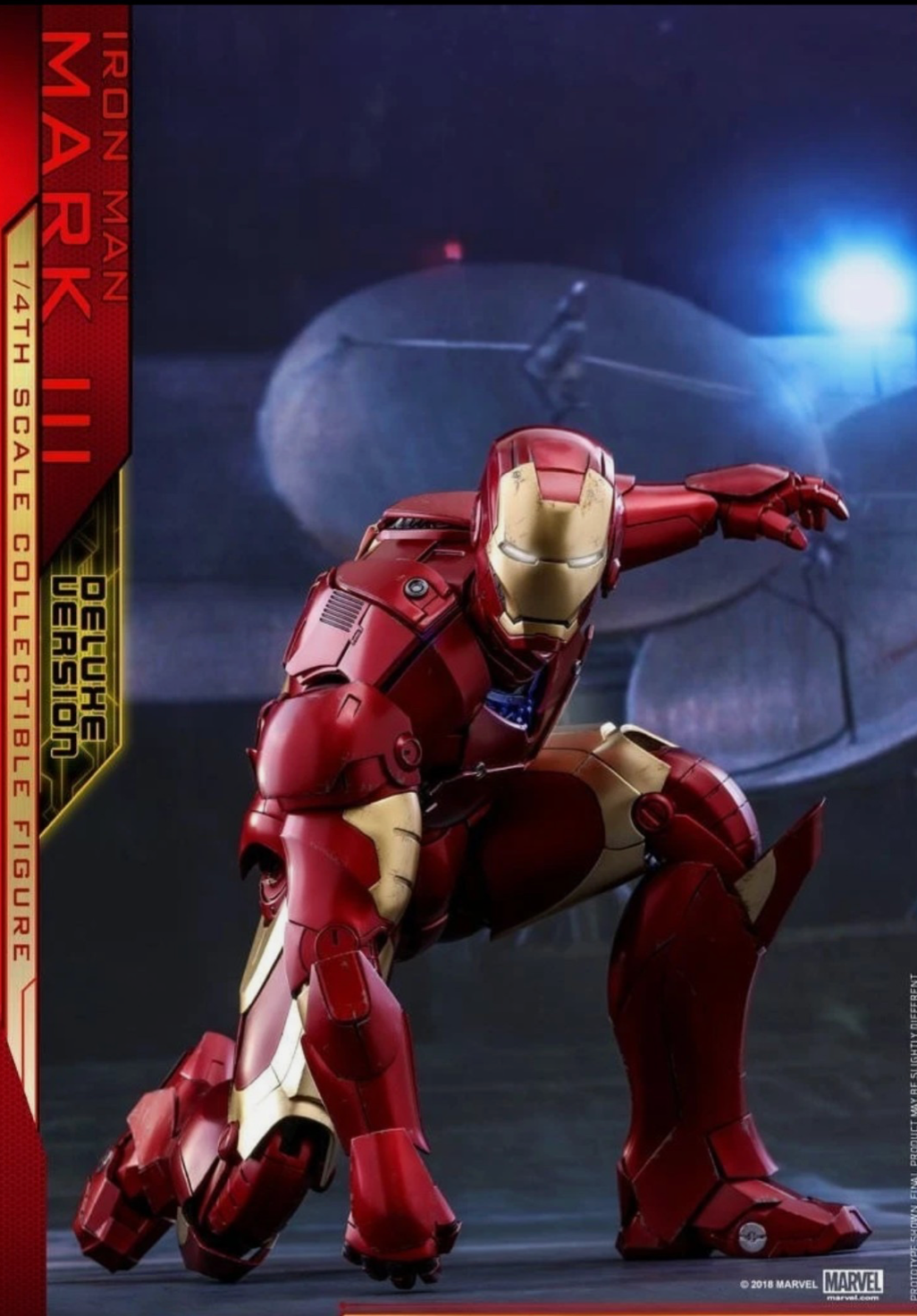 Hot Toys QS012 Iron Man MK3 1/4 Limited Collectible Action Figure deluxe edition