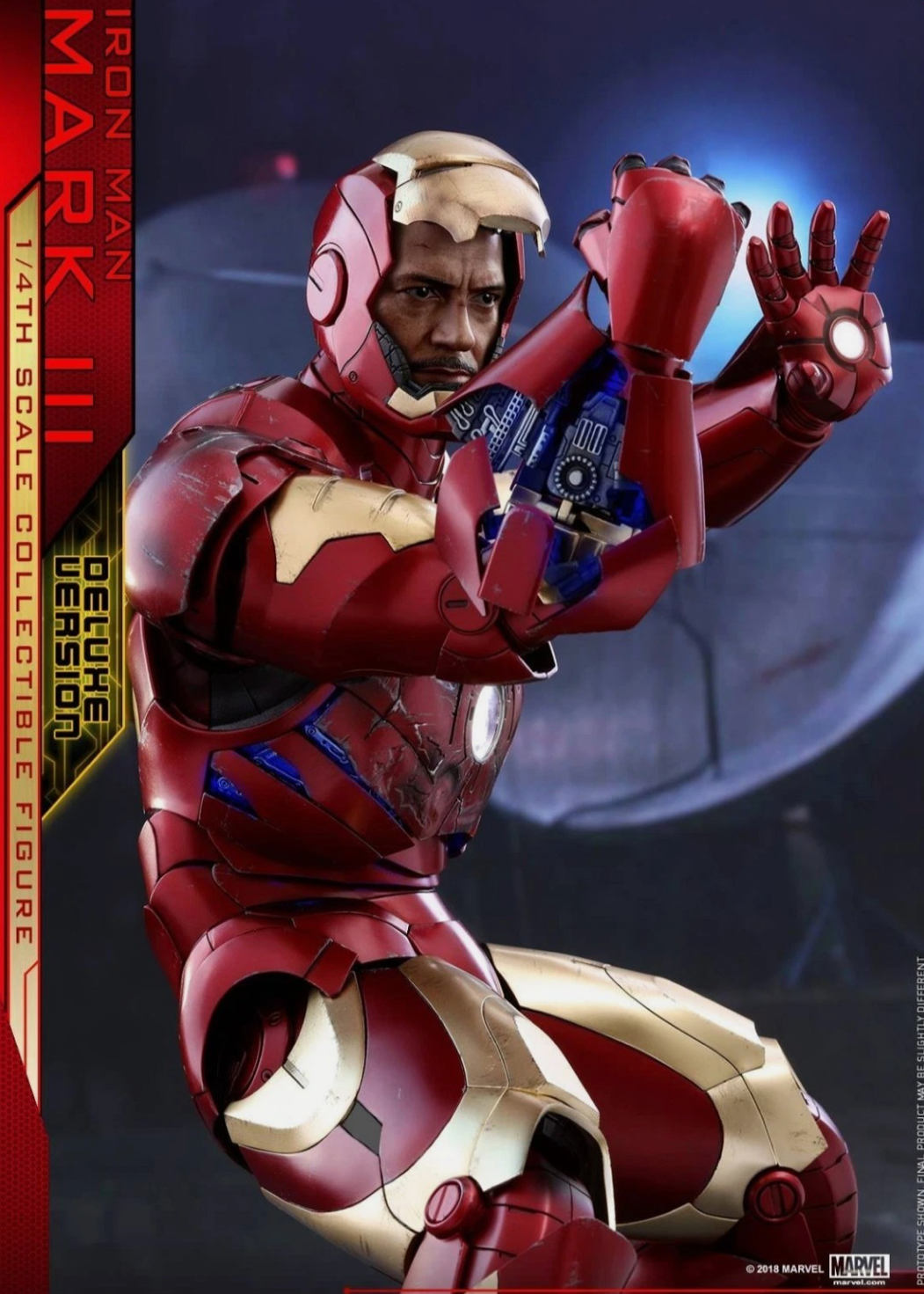 Hot Toys QS012 Iron Man MK3 1/4 Limited Collectible Action Figure deluxe edition