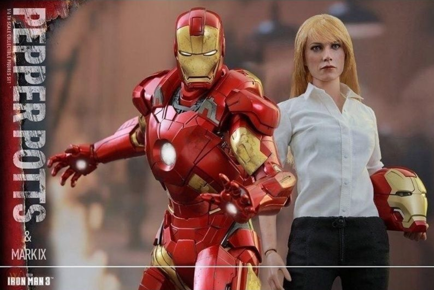 Hot Toys MMS 311 Iron Man 3 – Pepper Potts & Mark IX