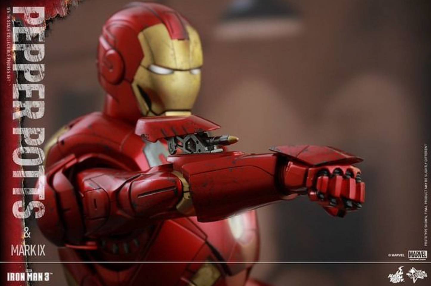 Hot Toys MMS 311 Iron Man 3 – Pepper Potts & Mark IX