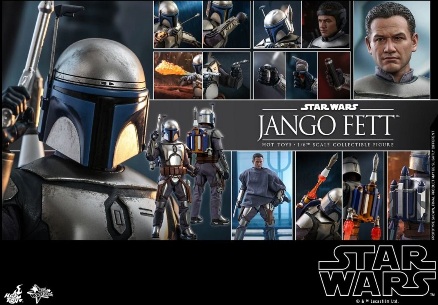 Hot Toys MMS 589 Star Wars II : Attack Of The Clones – Jango Fett