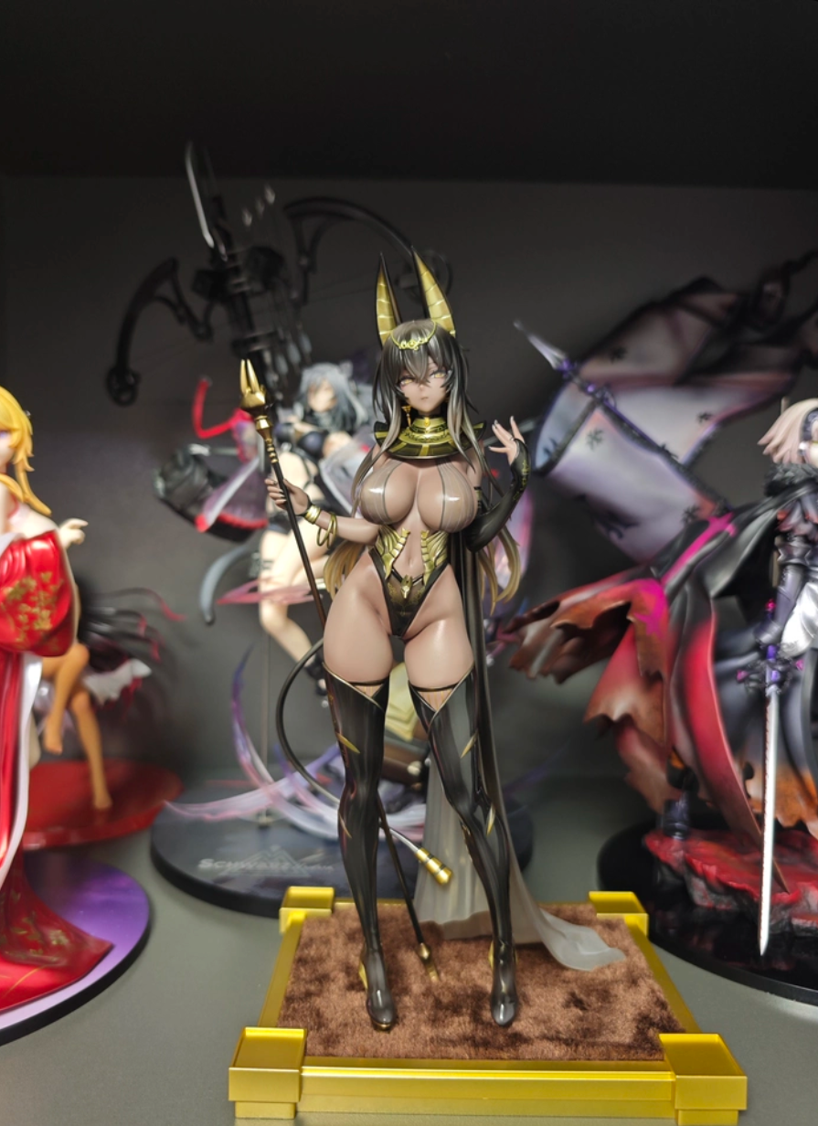 QuesQ 2D&3D Shibuna Priestess Illustrator By DISH 1/7 Scale Painted PVC Figure