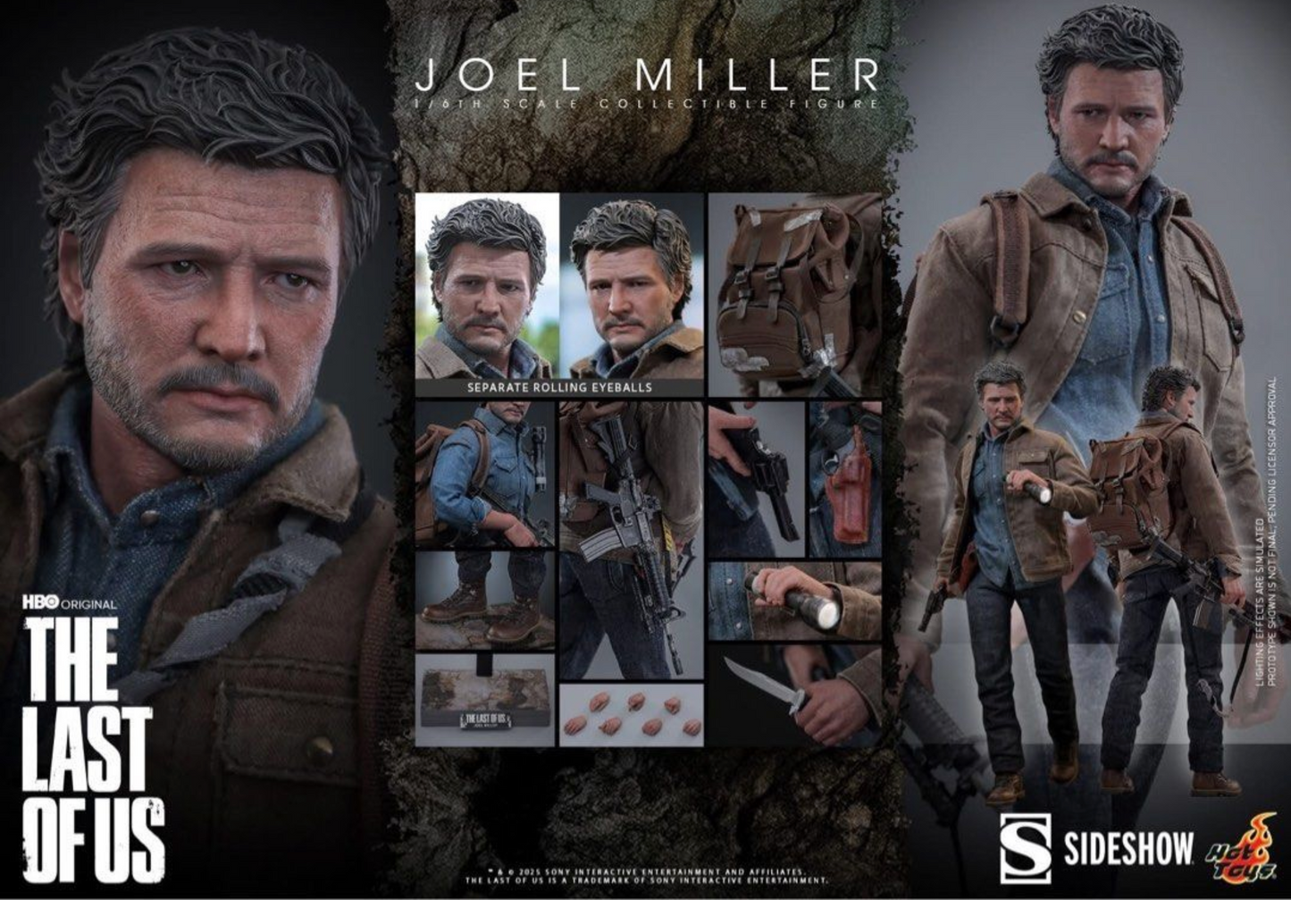 Hot Toys TMS160 The Last of Us Joel Miller 1/6 Action Figure NEW
