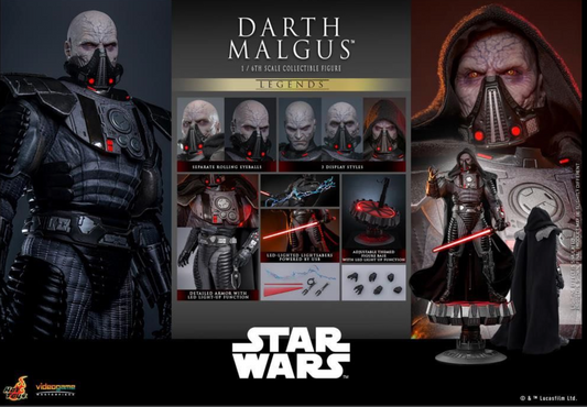 IN STOCK Hot Toys VGM70 Figure Darth Malgus Battle Damaged Ver 1/6 Statue
