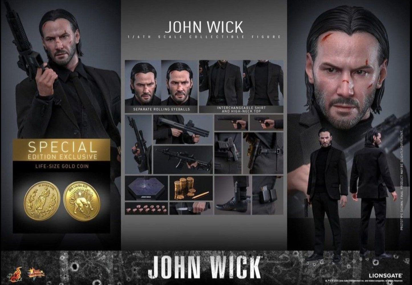 Hot Toys MMS832B 1/6 John Wick Special Edition