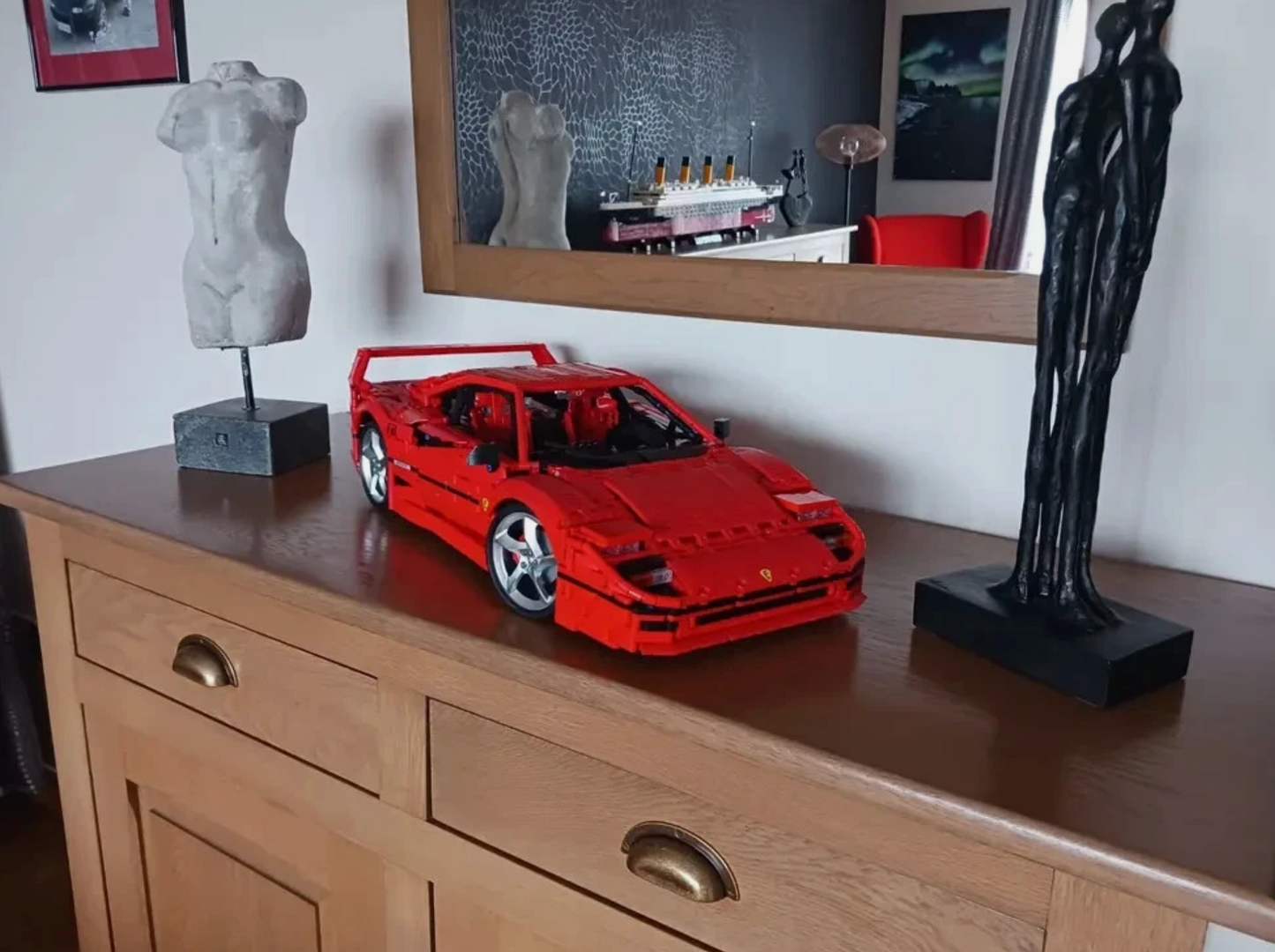 MOC TECHNIC SET: Ferrari F40 Super Car 1:8 Scale BRAND NEW=