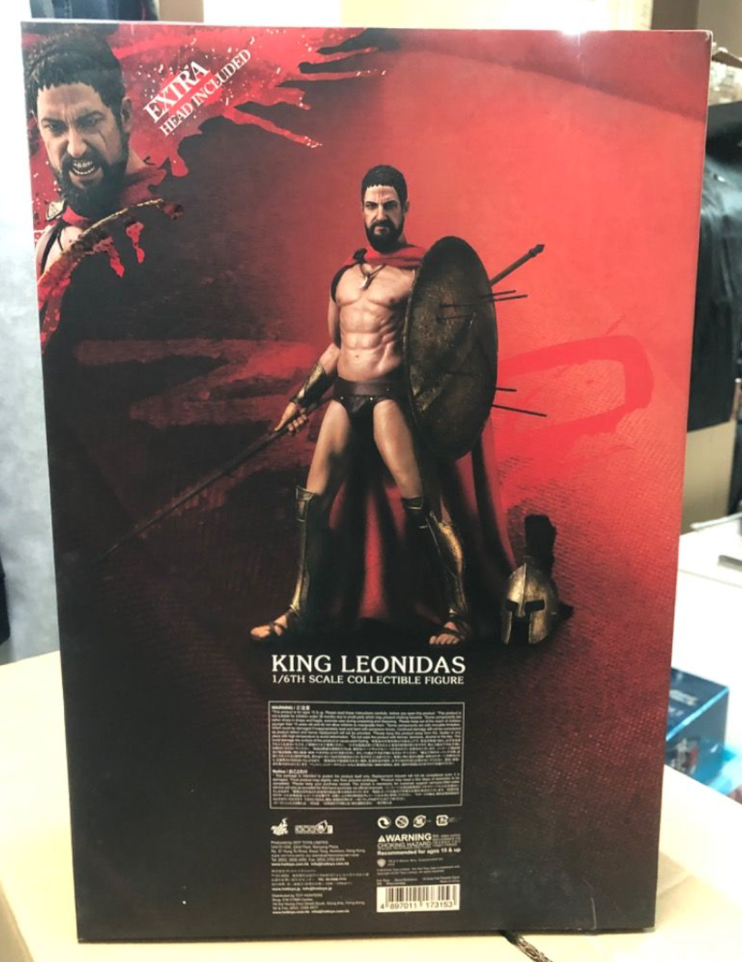 Hot Toys 300 Movie 2010 King Leonidas 1/6 scale action figure MMS114 New