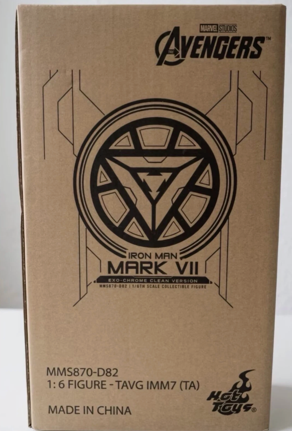 Hot Toys MMS870D82 The Avengers 1/6 Iron Man Mark VII Exo-Chrome Clear Ver