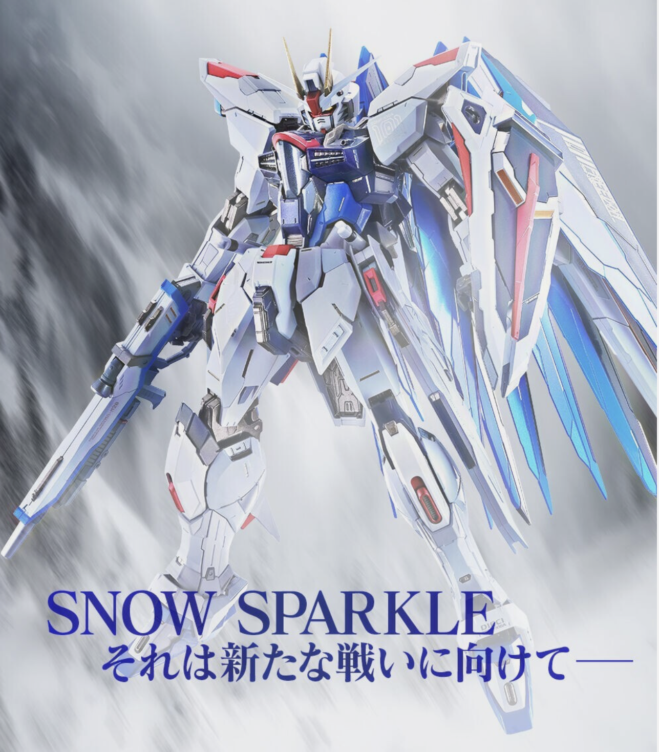 BANDAI Metal Build Freedom GUNDAM SEED Figure CONCEPT 2 SNOW SPARKLE Ver. F/S
