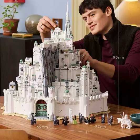 MOC The Lord of the Rings: White City Expansion and Upgrade, 3545 Pieces 11377
