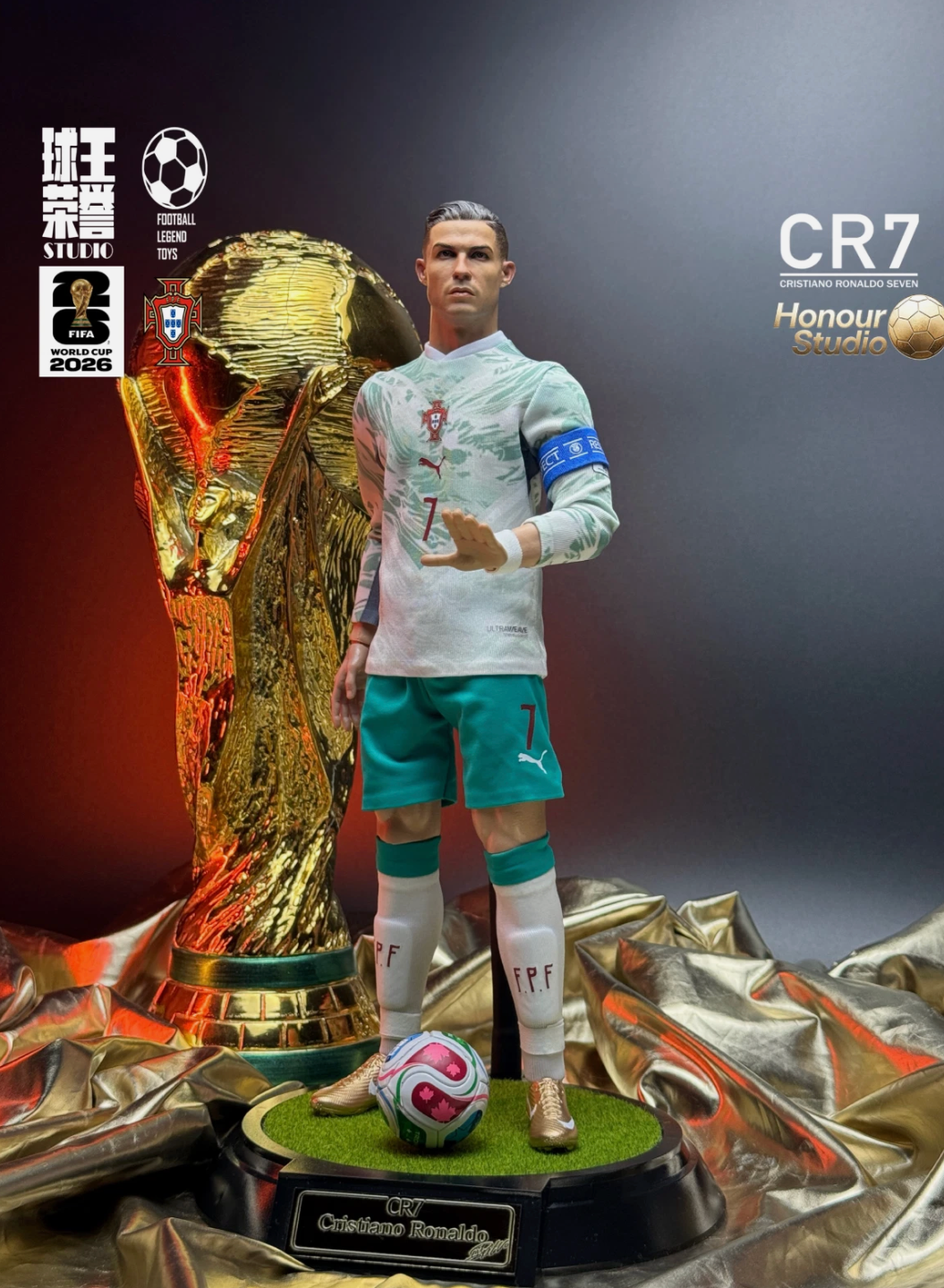 Honour Studio Portugal national team Cristiano Ronaldo 1/6 Limited Action Figure