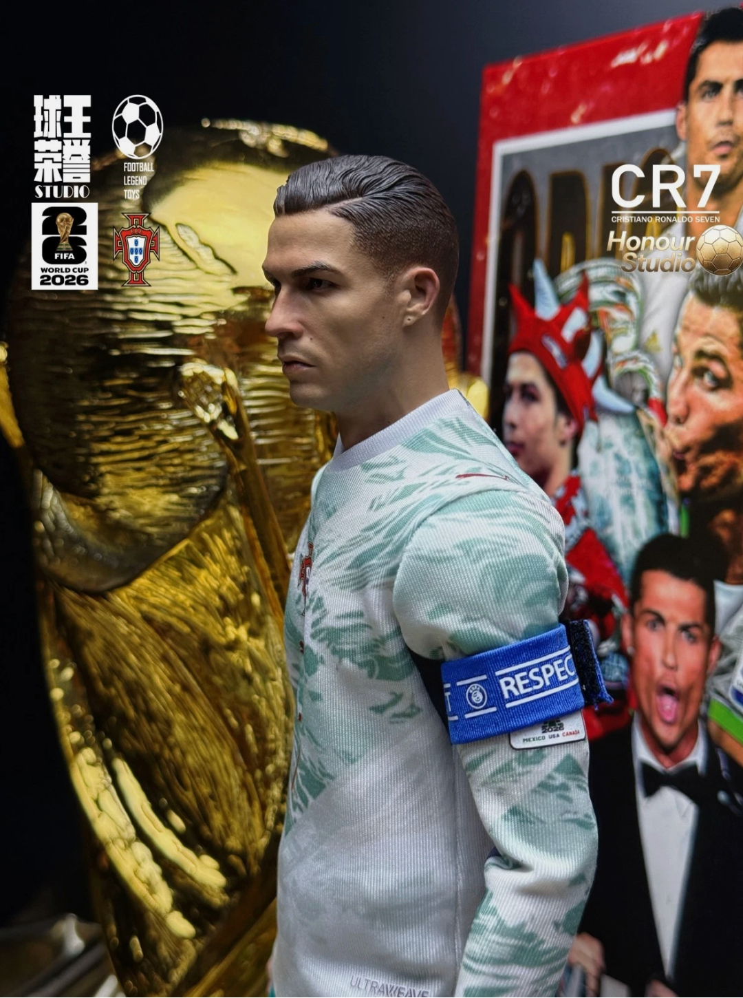 Honour Studio Portugal national team Cristiano Ronaldo 1/6 Limited Action Figure