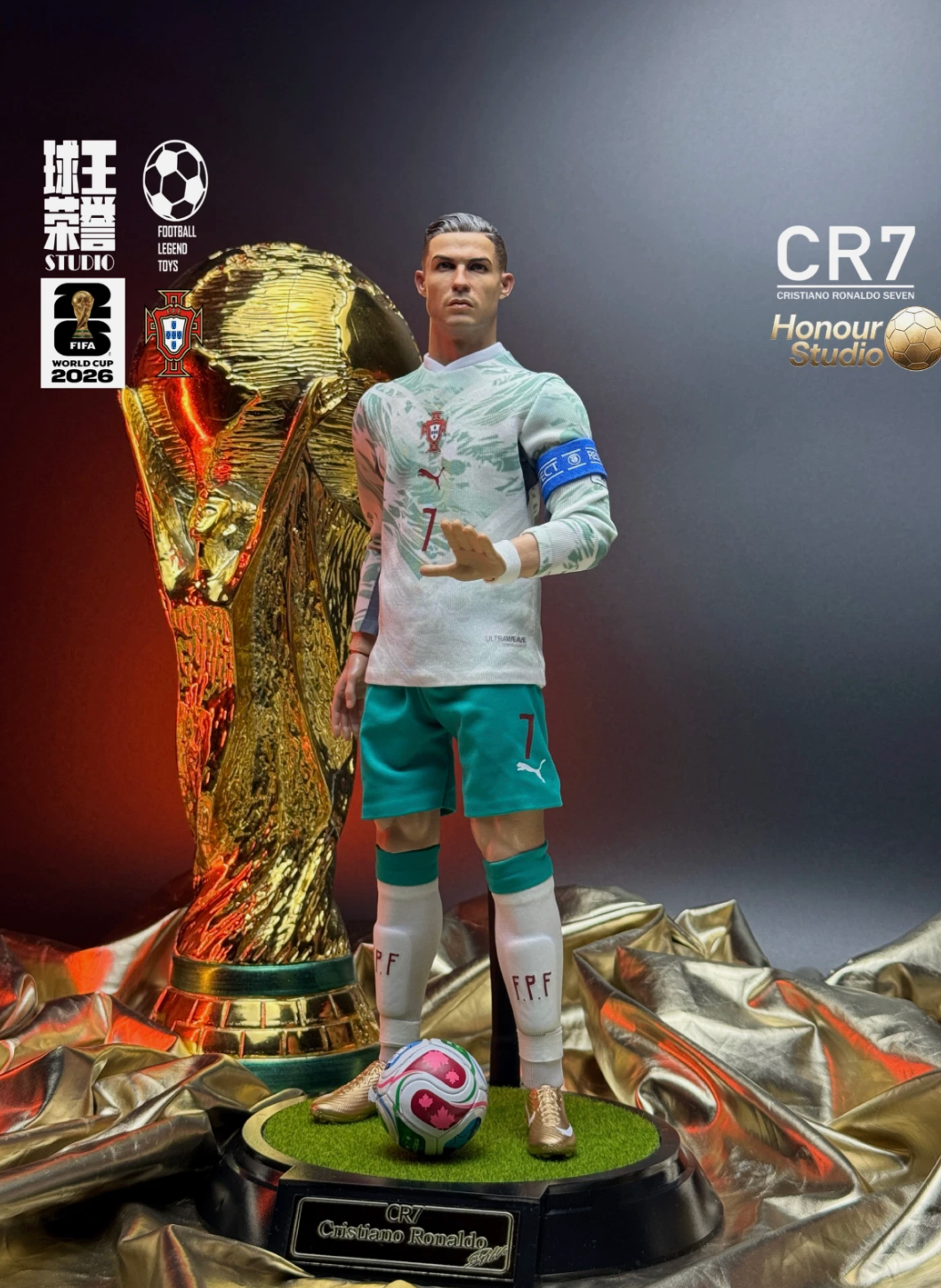 Honour Studio Portugal national team Cristiano Ronaldo 1/6 Limited Action Figure