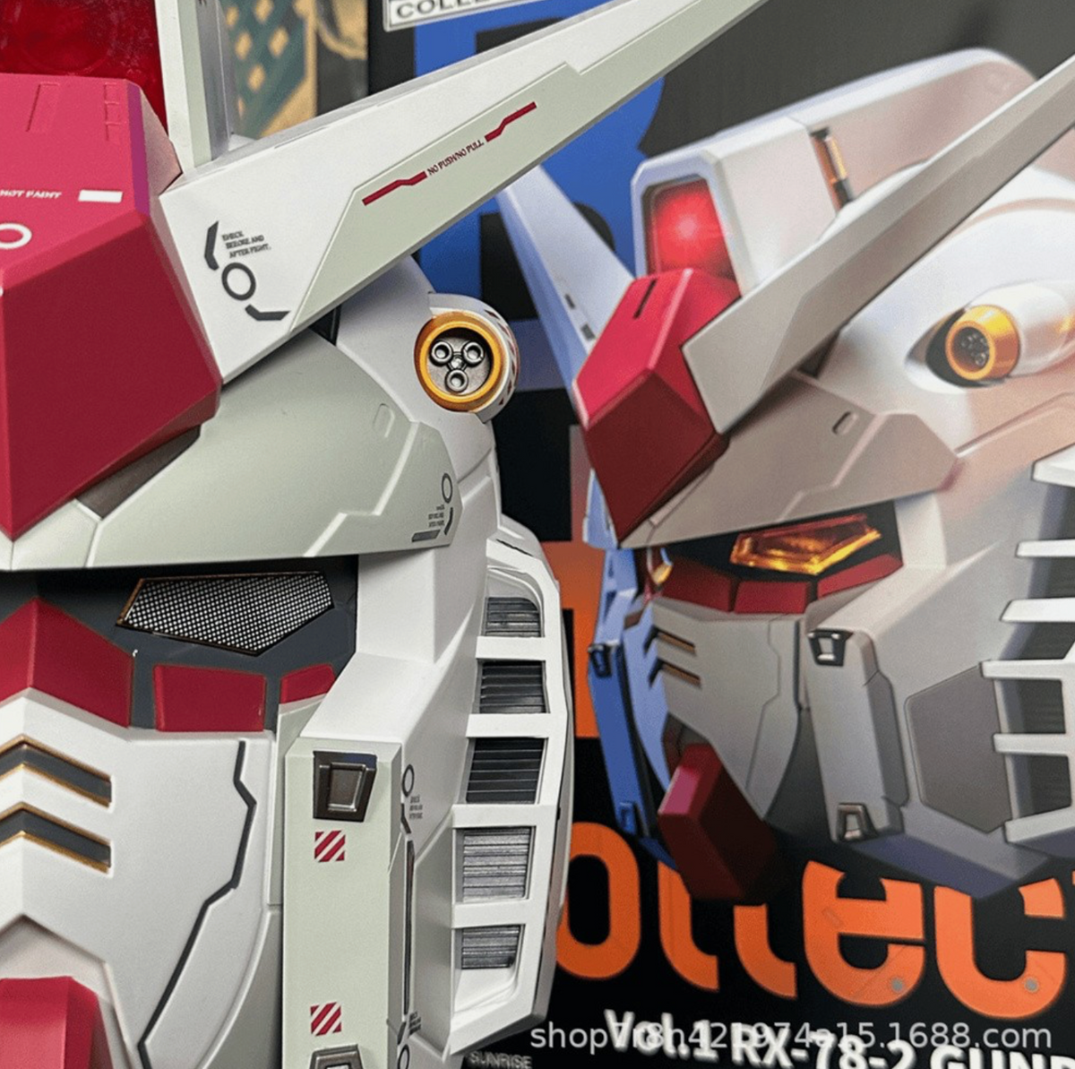 Anime Mobile Suit Gundam RX-78-2 LED Shine 1:1 Helmet Mask Armor Cosplay Prop