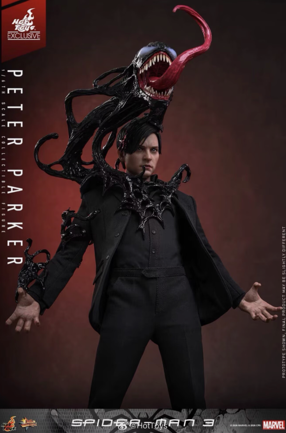 New Hot Toys MMS891 Spider-Man 3 Perter Parker Suit Version 1/6 Figure 2026WF