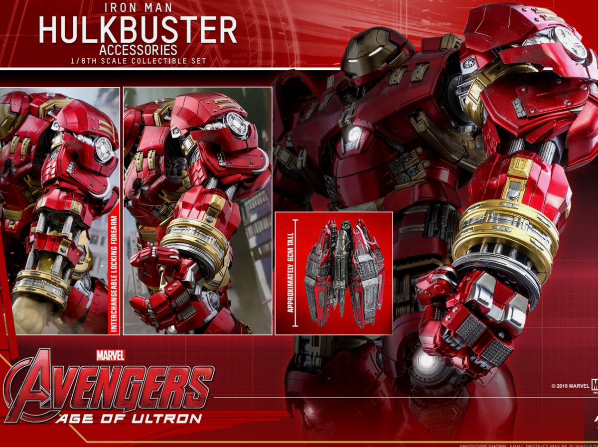 Hot toys ACS006 1/6 Hulkbuster Accessories set Avengers Age of Ultron