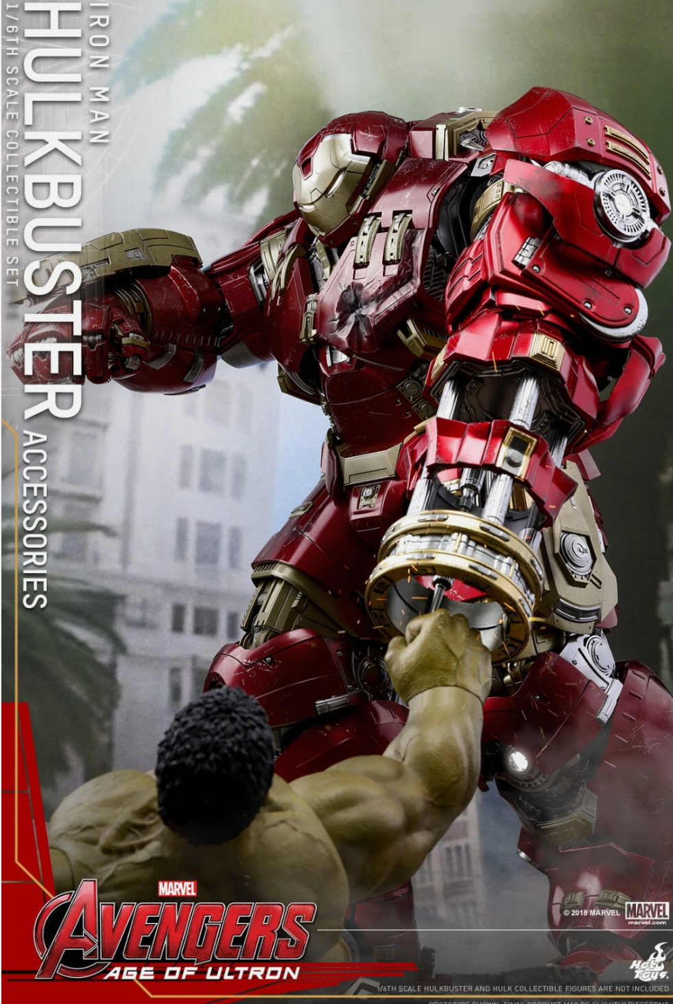 Hot toys ACS006 1/6 Hulkbuster Accessories set Avengers Age of Ultron