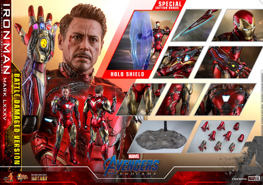 Hot toys Avengers: Endgame - Iron Man Mark LXXXV (Battle Damaged Version) MMS543-D33B Special verison