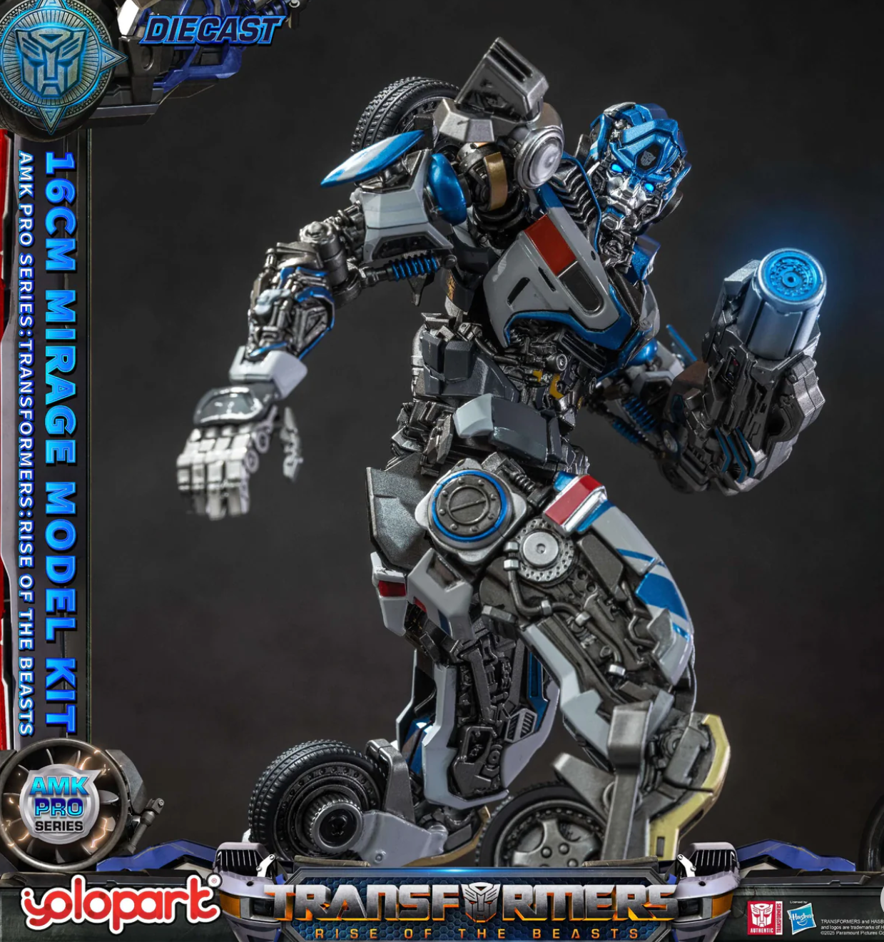 Zoom Transformers: Rise of the Beasts - 16cm Mirage Model Kit - AMK PRO Series