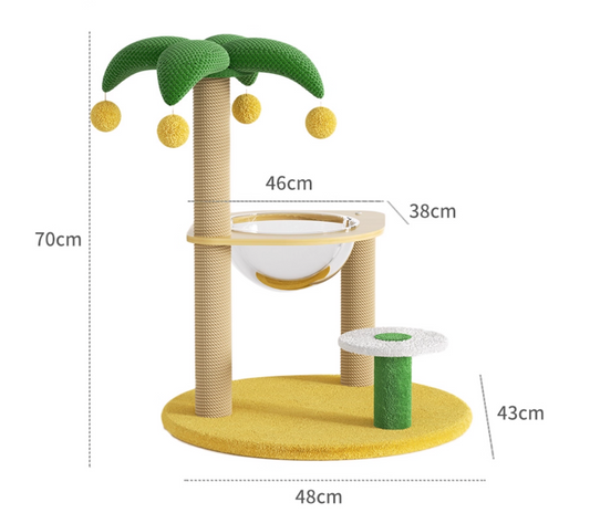 Coconut tree cat climbing frame small non-occupying cat frame