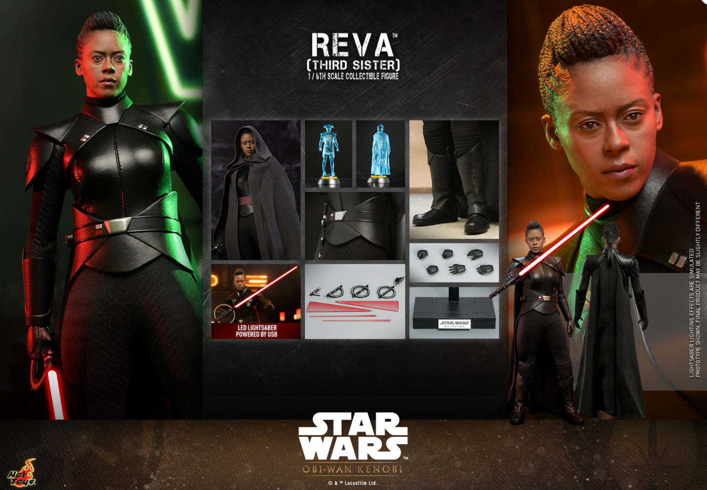 Hot Toys TMS083 Star Wars: Obi-Wan Kenobi Reva (Third Sister) 1/6 In Stock