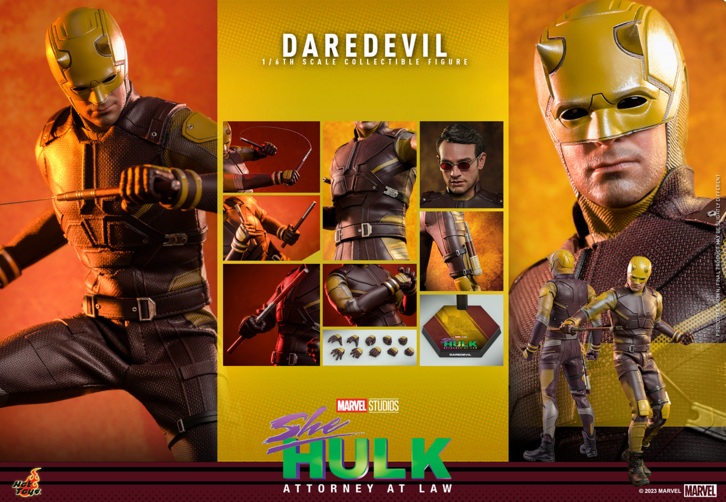 Hot Toys TMS096 Daredevil She-Hulk: Attorney At Law 1/6 Action Figure NEW
