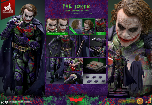 Hot Toys 1/6 Scale The Dark Knight The Joker Batman Imposter Ver MMS752AE NEW