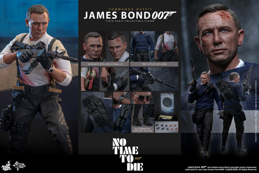 Hot Toys (MMS804) 007 No Time To Die James Bond Commando Outfit