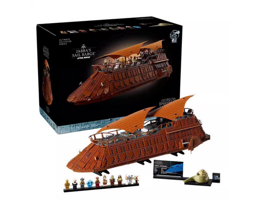 1:1 replica Unbuild Lego Star Wars: Jabba's Sail Barge (75397) With 3943 Pcs. MOC Bricks